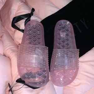 Pink Jelly FENTY x PUMA slides